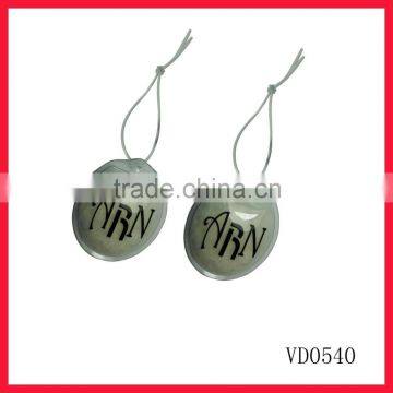 Custom Soft Plastic Material Square Down Jacket Feather Label photo-2