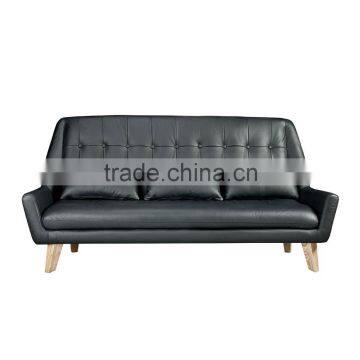 S001B 3 seater wooden sofa