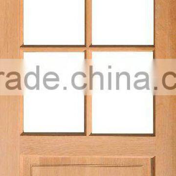 Wood Glass Door