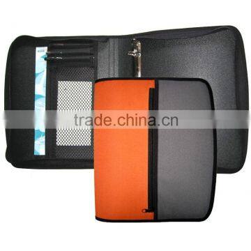 420D NYLON MATERIAL PP RING BINDER WITH 4 RING