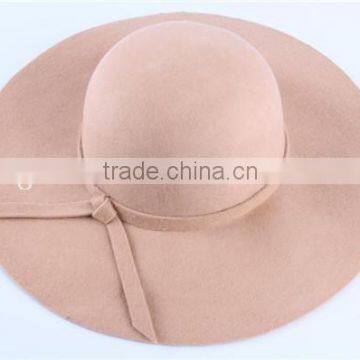 Fashion wool felt hat for lady