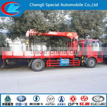 Cargo truck with crane 4*2 truck crane heavy duty crane truck 8 ton truck crane truck XCMG crane chinese brand crane