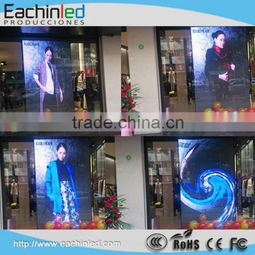 P5 SMD Full Color Led Advertising Glass Showcase Display