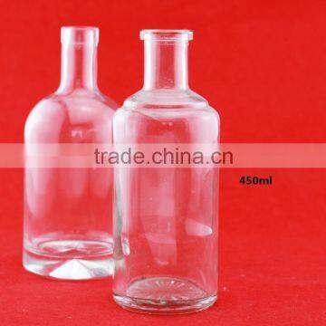 Cheap Good Long Melon Shape Bottles Iron Tower Bottle 500ml Lamp Shape Liquor Bottle photo-2
