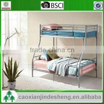 Good quality Bedroom adult Twin over Full metal bunk bed - Silver TF- 29