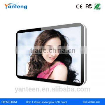 Slim fashion 26inch network digital signage media player with supporting WIFI and 3G