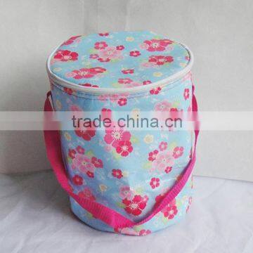 folding cooler bag with stand size lunch cooler bag with durable hard liner insulated cooler bag