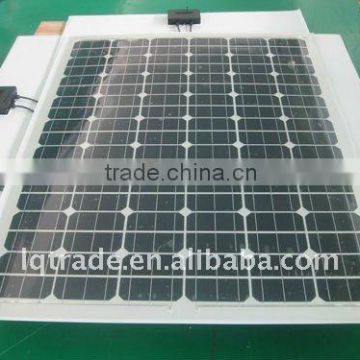 180W/18V Semi flexible monocrystalline silicon solar panel