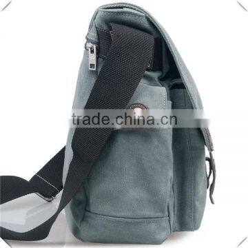 Hot Selling High Quality Canvas Messenger Bag Fashion Men's Shoulder Bag photo-5