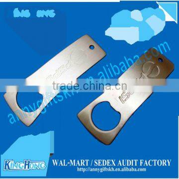 Promotional gifts steel bottle opener metal