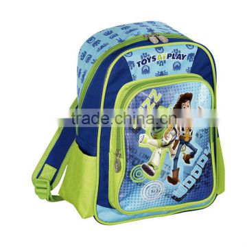 kids polyester cartoon school backpack