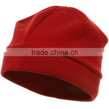 Fitting elastic beanie hat/ knitted polyester beanie hat with lining