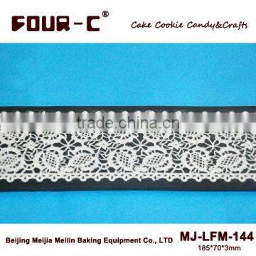 Cake side silicone mat,silicone lace mat,most popular cake border