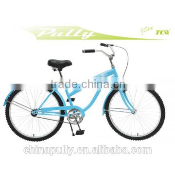 2014 hot sell BC2405 PULLY 24 inch single speed CHEAP Beach cruiser bike