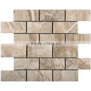 rustic ceramic mosaics, glazed brick mosaic, modern house mosaic design(PMSG237)