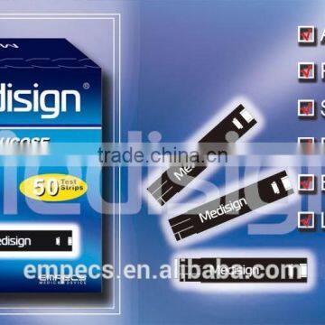 blood glucose meter test strip