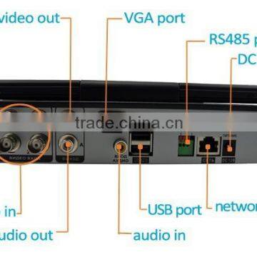 2015 New Arrival Factory Direct Selling Recorder 4ch Multi-mode Connection 10.1 Inch Lcd Ahd H.264 Network Dvr HK-AHD1004M photo-3