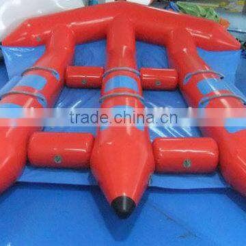 2016 Hot sale inflatable flying fish banana boat for water sport