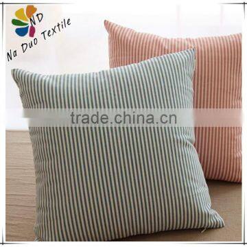 linen striped cushion cover