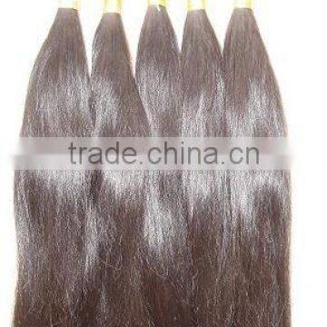 Pre-bonded Hair Extensions / Pre-glued / Pre-tipped Hair Extensions-60# silver hair