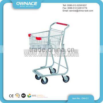 42L Wire Basket Trolly Shopping Cart Shopping Trolley