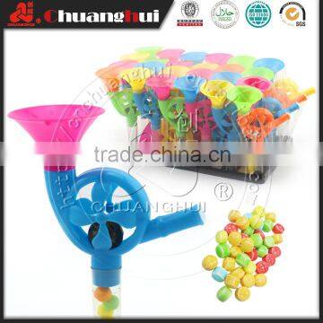 Plastic Trumpet Toy Candy With Bell Manufacture Factory