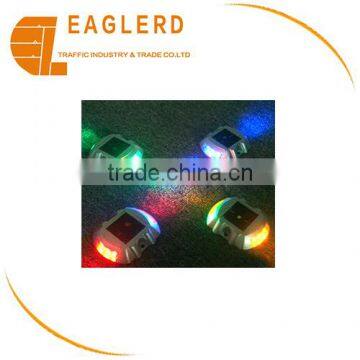 Aluminum flash solar led cat eye road stud