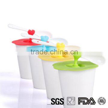 Creative Cute Love-heart Anti-dust Cup Cover Silicone Drinking Glass Cover photo-3