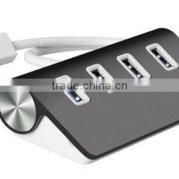 High Speed 4 Ports USB 3.0 Hub Portable Aluminum Hub New for Aple Macbook Air PC Laptop photo-2