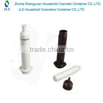 injection bottle for cosmetic package with elegance appearance