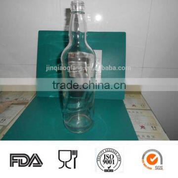 750ml clear glass bottle for liquor