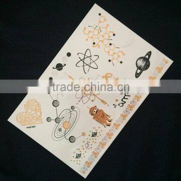 Lovely Temporary Kids Metallic Body Tattoo