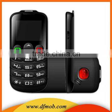 Unlocked Dual SIM Card MTK6260M Big Font Big Keyboard Wap Gprs Gsm Quad Band FM SOS 1.8inch Senior Mobilephones T08