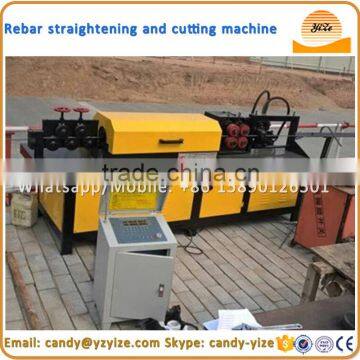 Rebar straightening and cutting machine , rebar straightening machine