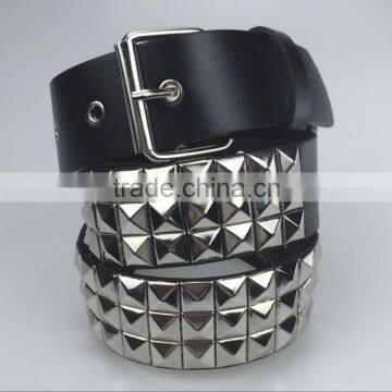 2016 New Model Lady's Fashion High Quality pu Belt With Rivet