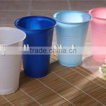 7oz disposable eco friendly colour&white&clear plastic plastic tea.drink cup