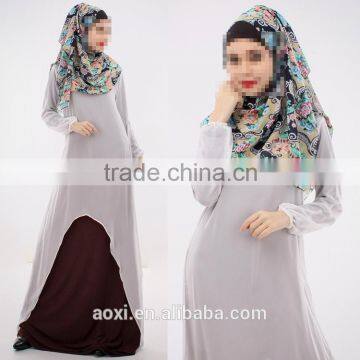 OEM Service China Factory Custom Made Wholesale Ethnic Maxi Ethnic Solid Clothes