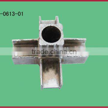 Chrome steel square tube pipe connectors