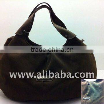 leather handbag suede 616