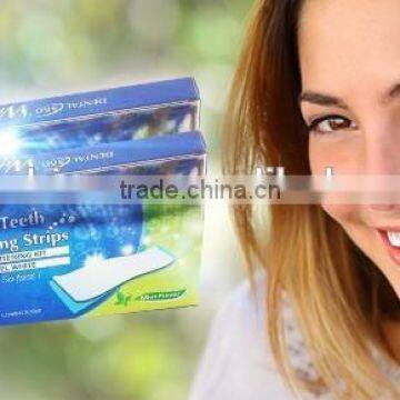 Hydrogen Peroxide Teeth Whitening Strips Double Elastic Gel Strips