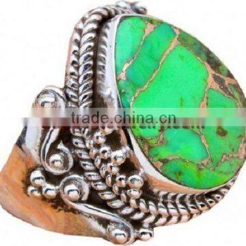 Alluring 925 Sterling Peridot Ring Wholesale Silver Jewellery Gemstone Supplier Rings