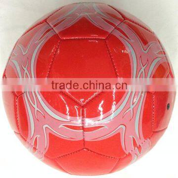 shine PVC promotion soccer ball/football print with client's logo and design