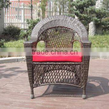 Chinese Style Round Rattan Cane Sofa Set 4Pcs photo-4