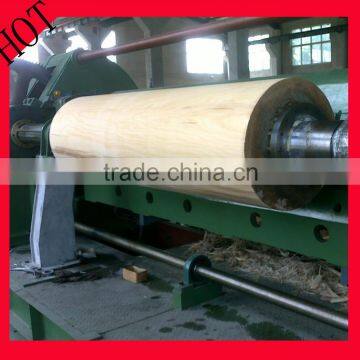 Half round peeling machine for veneer