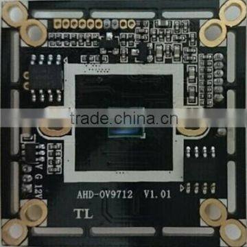 AHD Camera HD 720P 2431+OV9712 cctv camera system TOLLAR 1MP Camera board 32/38mm size support OSD menu