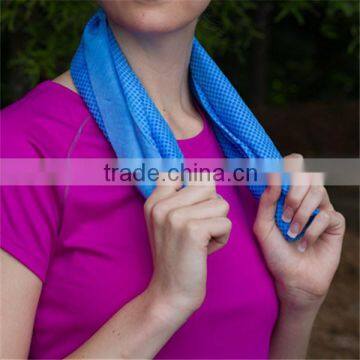 refreshing pva swimming towel/ice towel