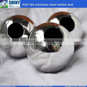 90mm drilled stainless steel hollow ball