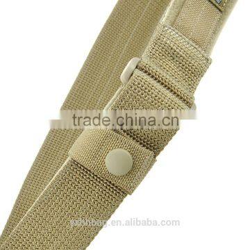 Khaki Fabric Belt for Man With Bottle Holder photo-2