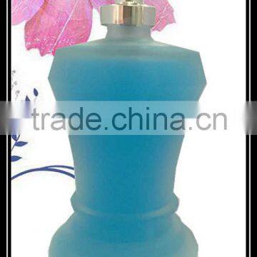 spray perfume frosted glass bottle