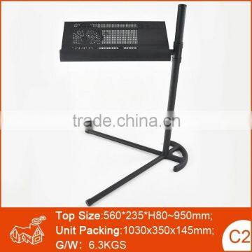 Portable overbed laptop table with factory price